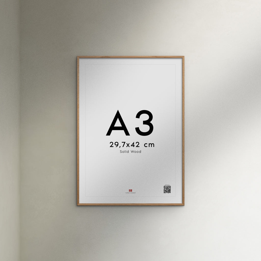 Oak Wood Acrylic Frame