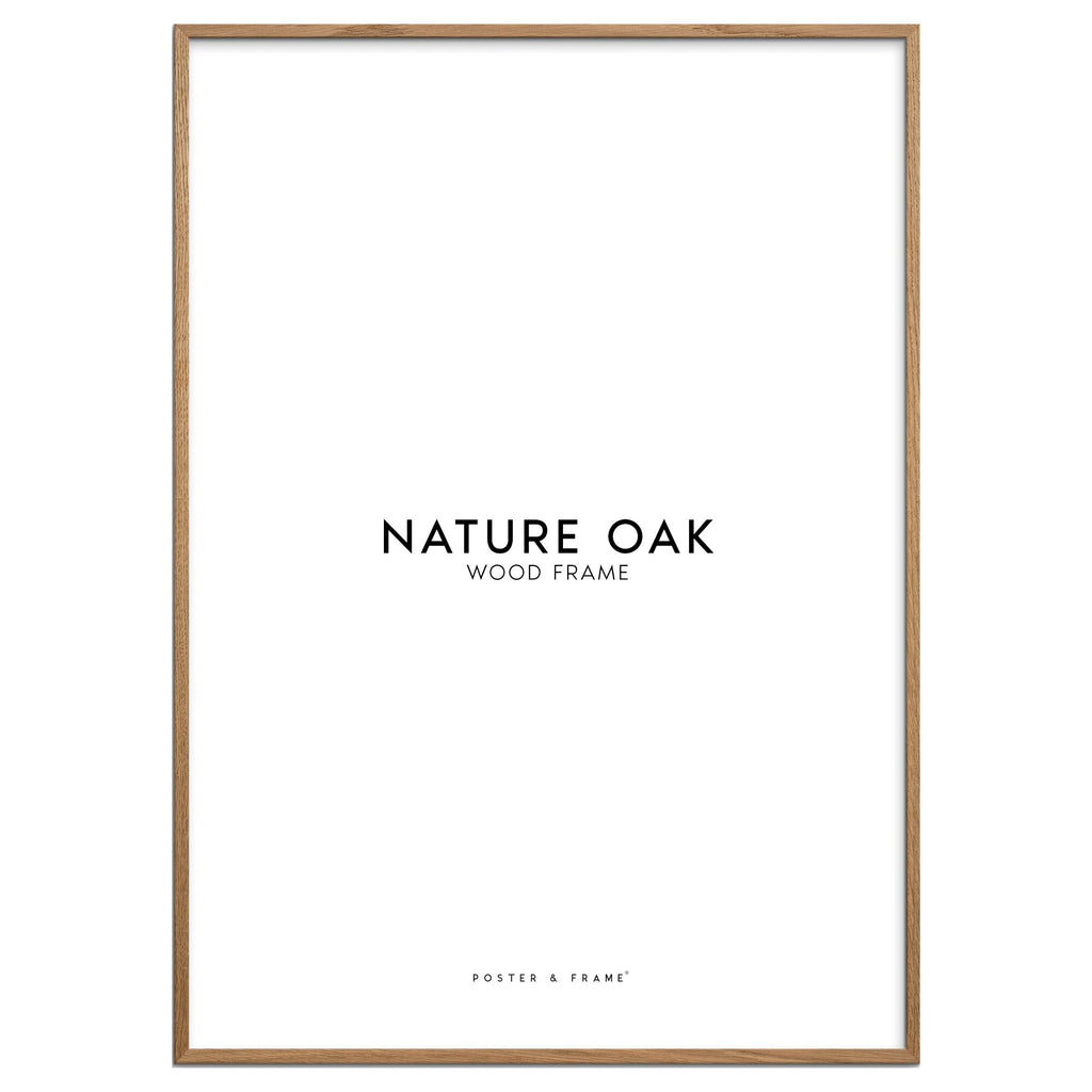 Oak Wood Acrylic Frame