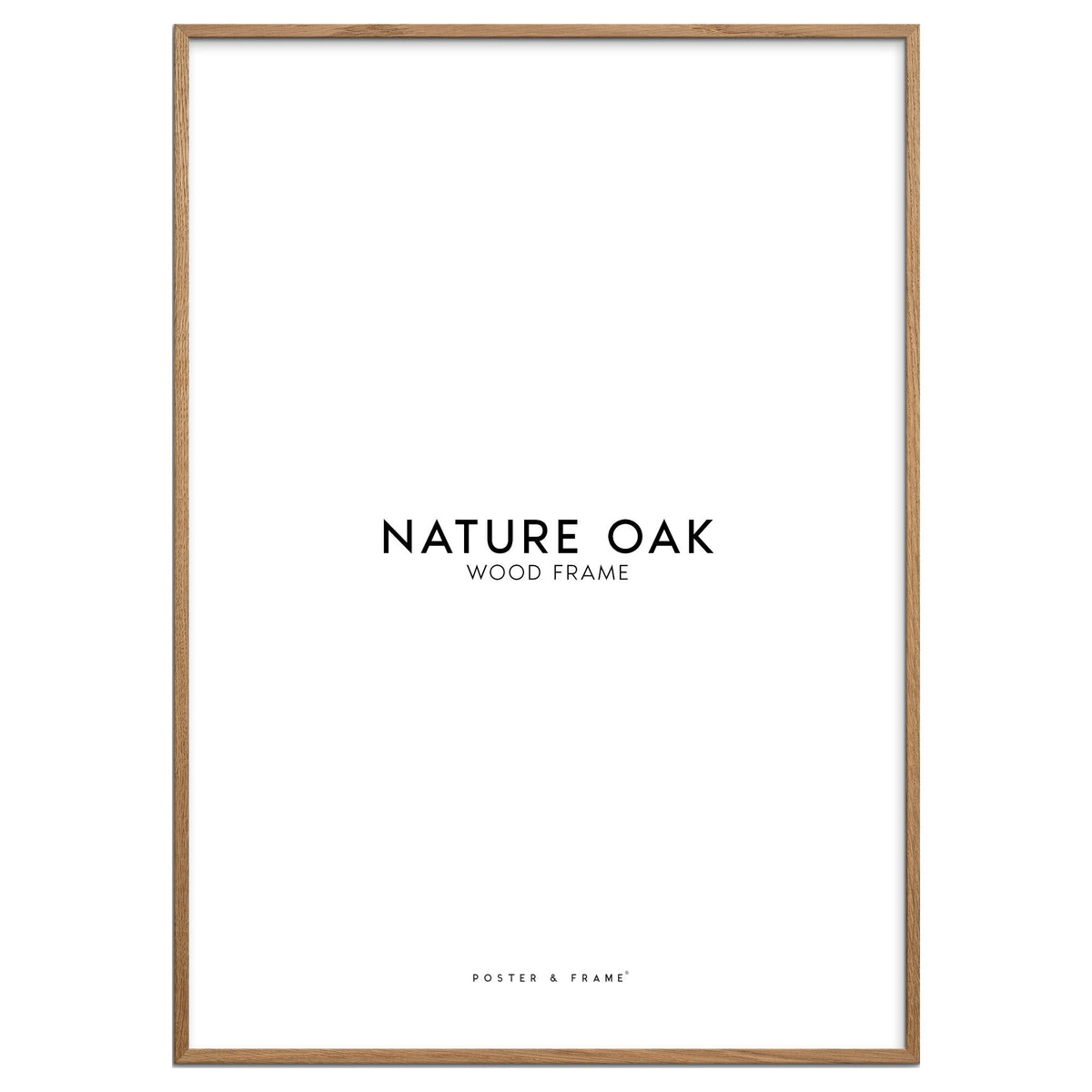 Oak Wood Acrylic Frame