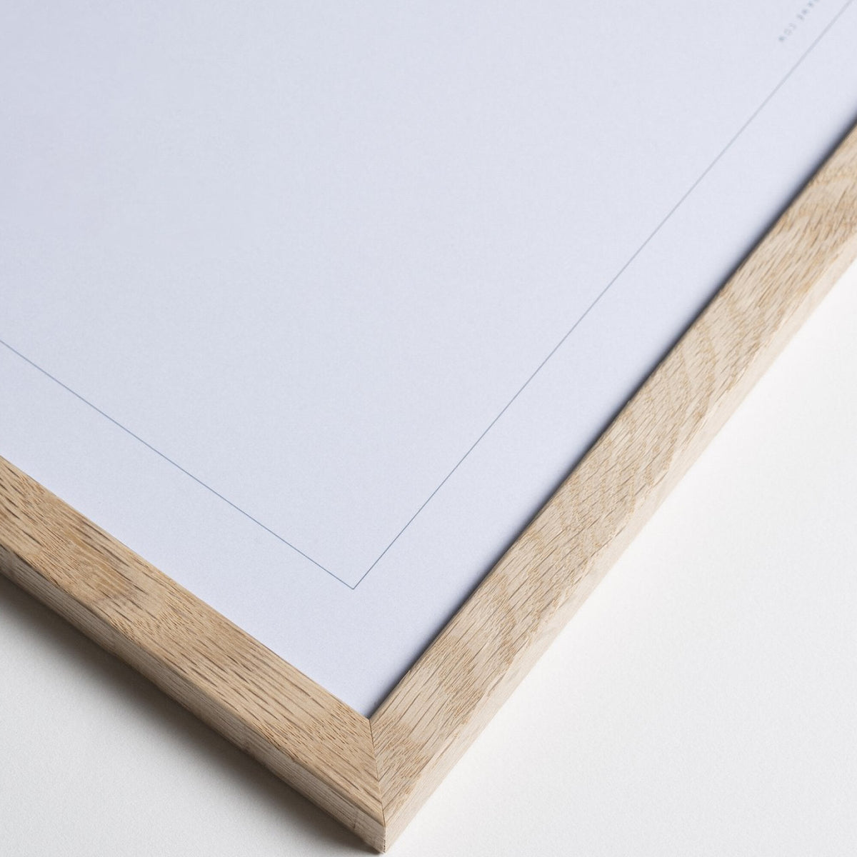 Oak Wood Acrylic Frame