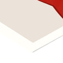 Engberg Studio - Lámpara azul sobre una mesa roja