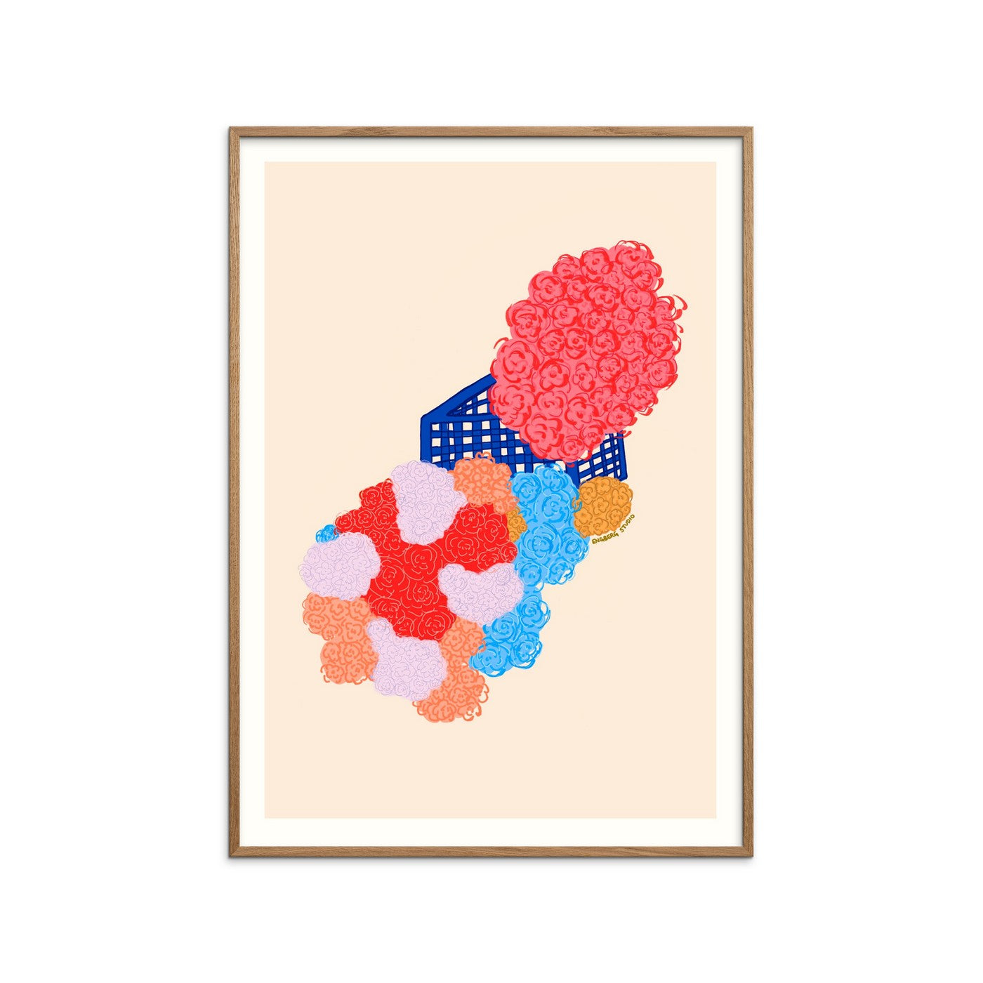 Engberg Studio - Flowers In A Basket