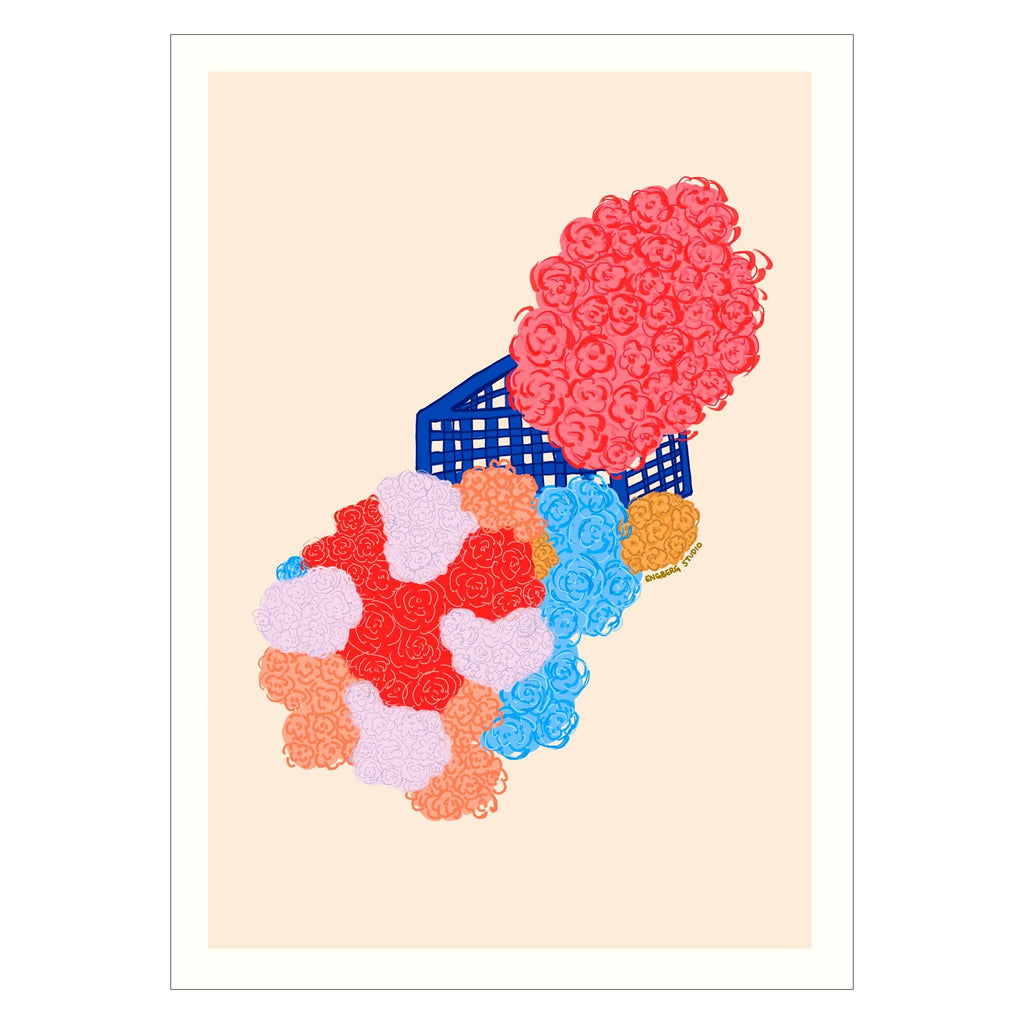 Engberg Studio - Flowers In A Basket