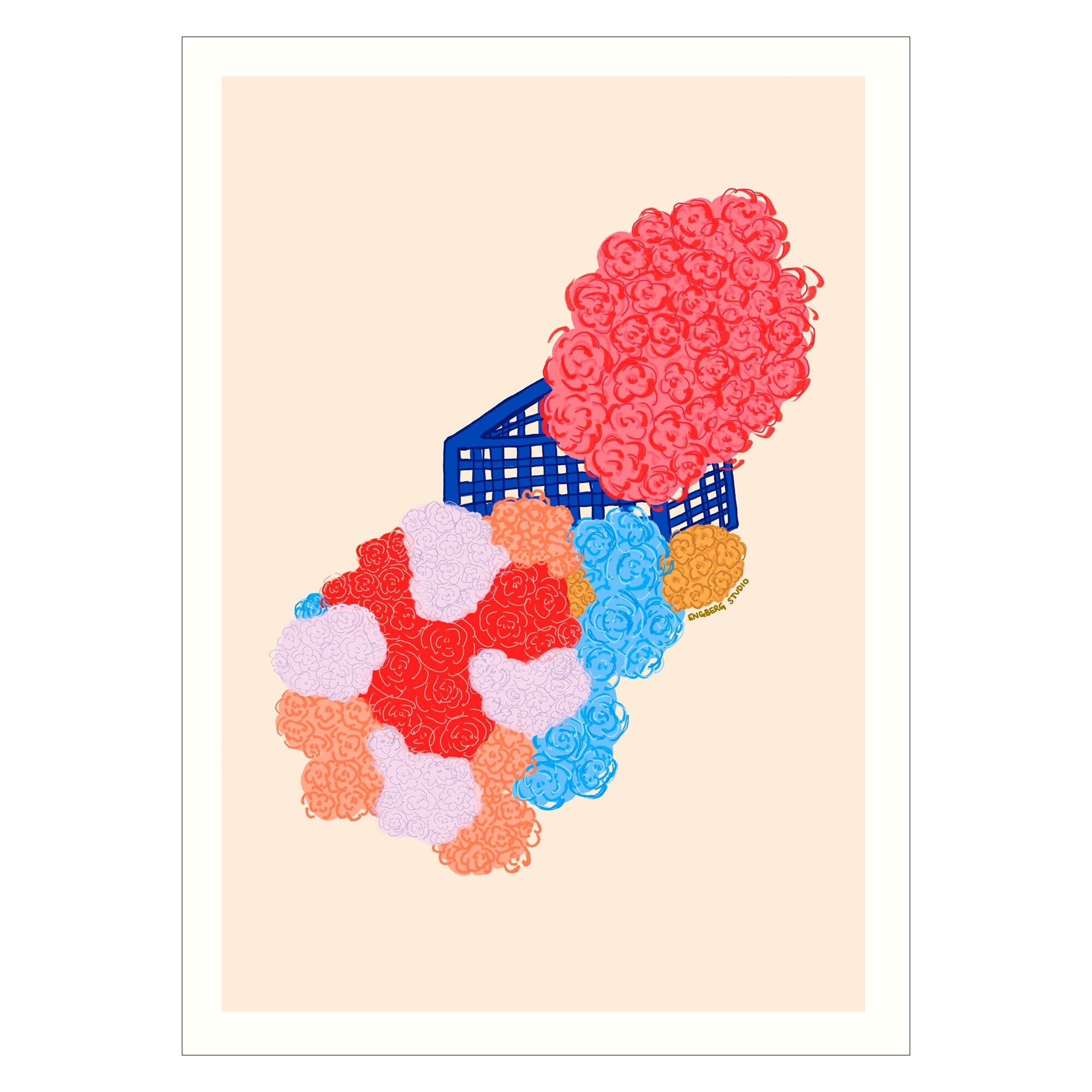 Engberg Studio - Flowers In A Basket