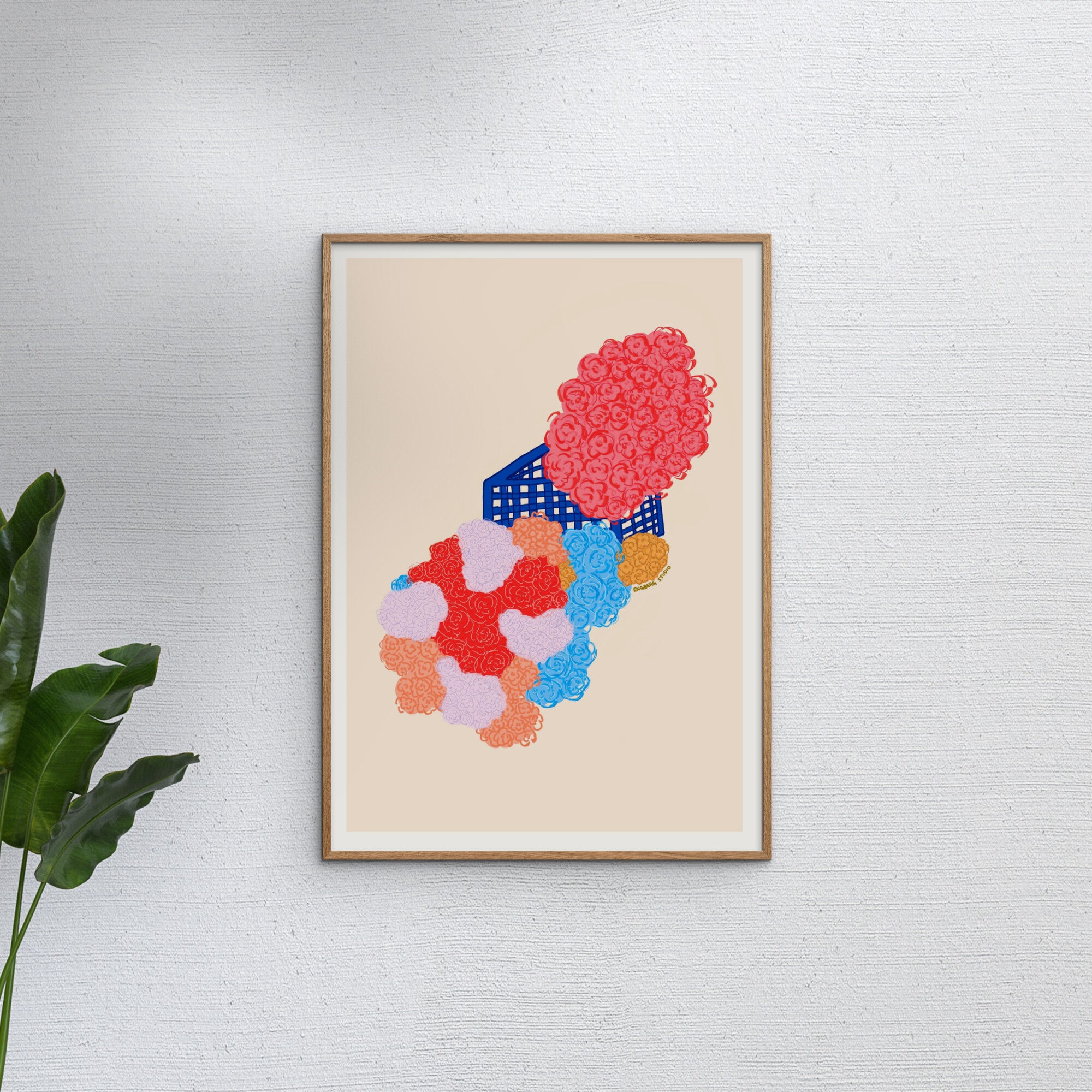 Engberg Studio - Flowers In A Basket