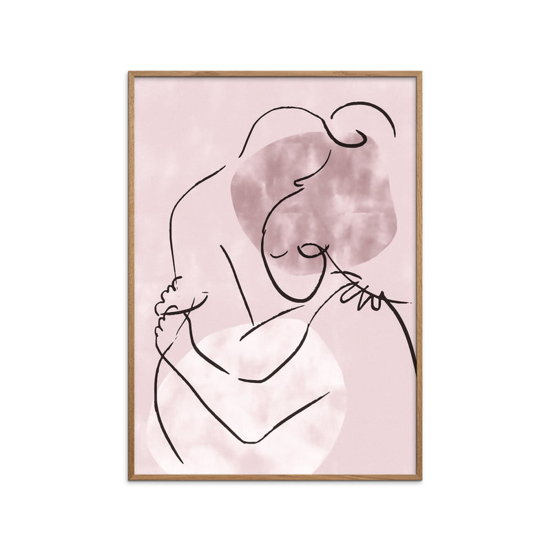 Affordable Art Prints - Lovers Hug