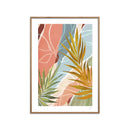 Violets Print House - Soft Tone Abstract Leaf Collage 1