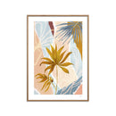 Violets Print House - Soft Tone Abstract Leaf Collage 2