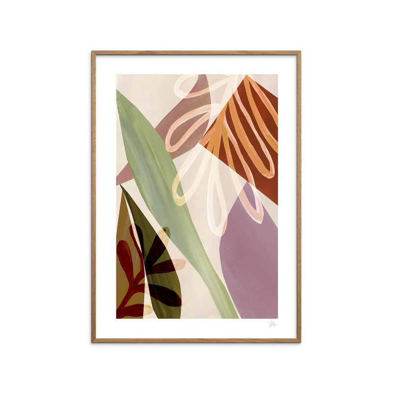 Violets Print House - Desert Leaves 3