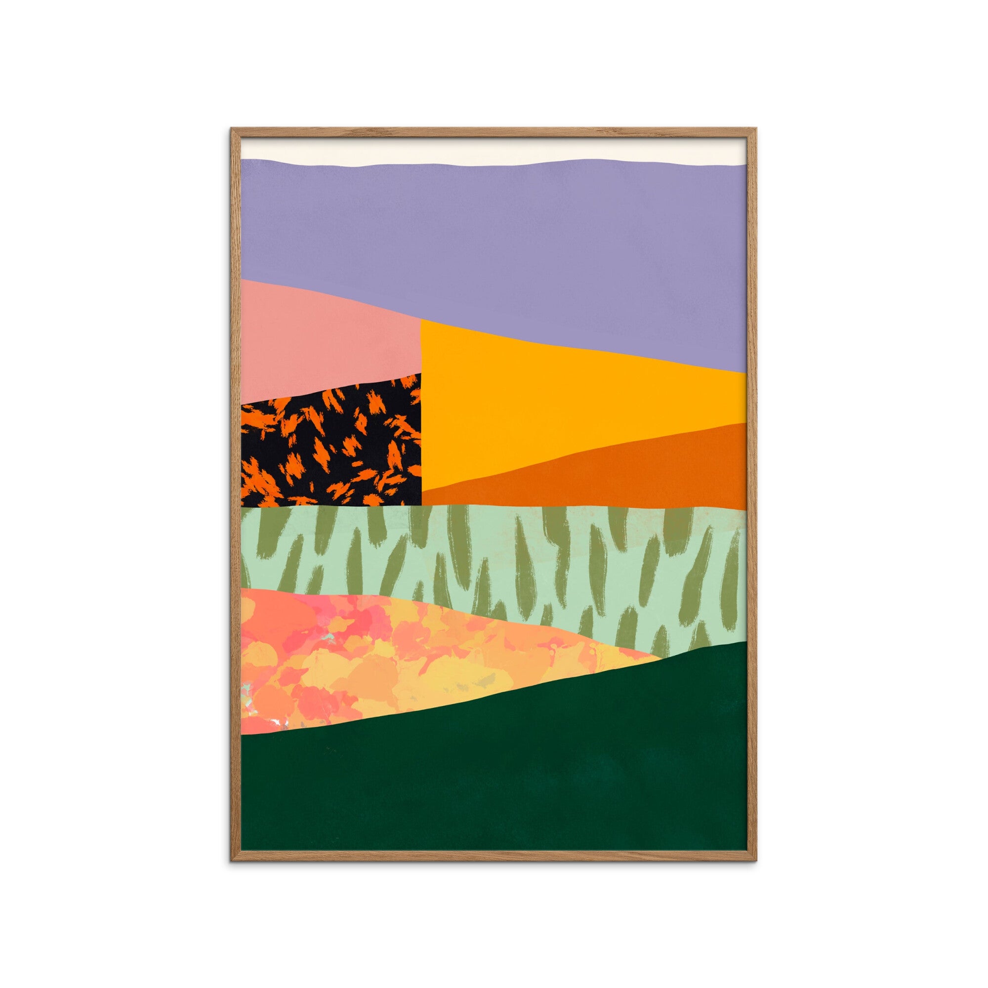 Little Dean - Collage Abstract Minimalism