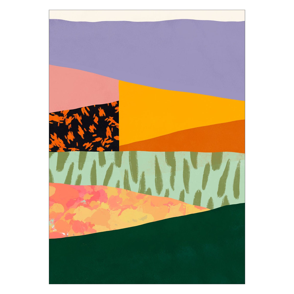 Little Dean - Collage Abstract Minimalism