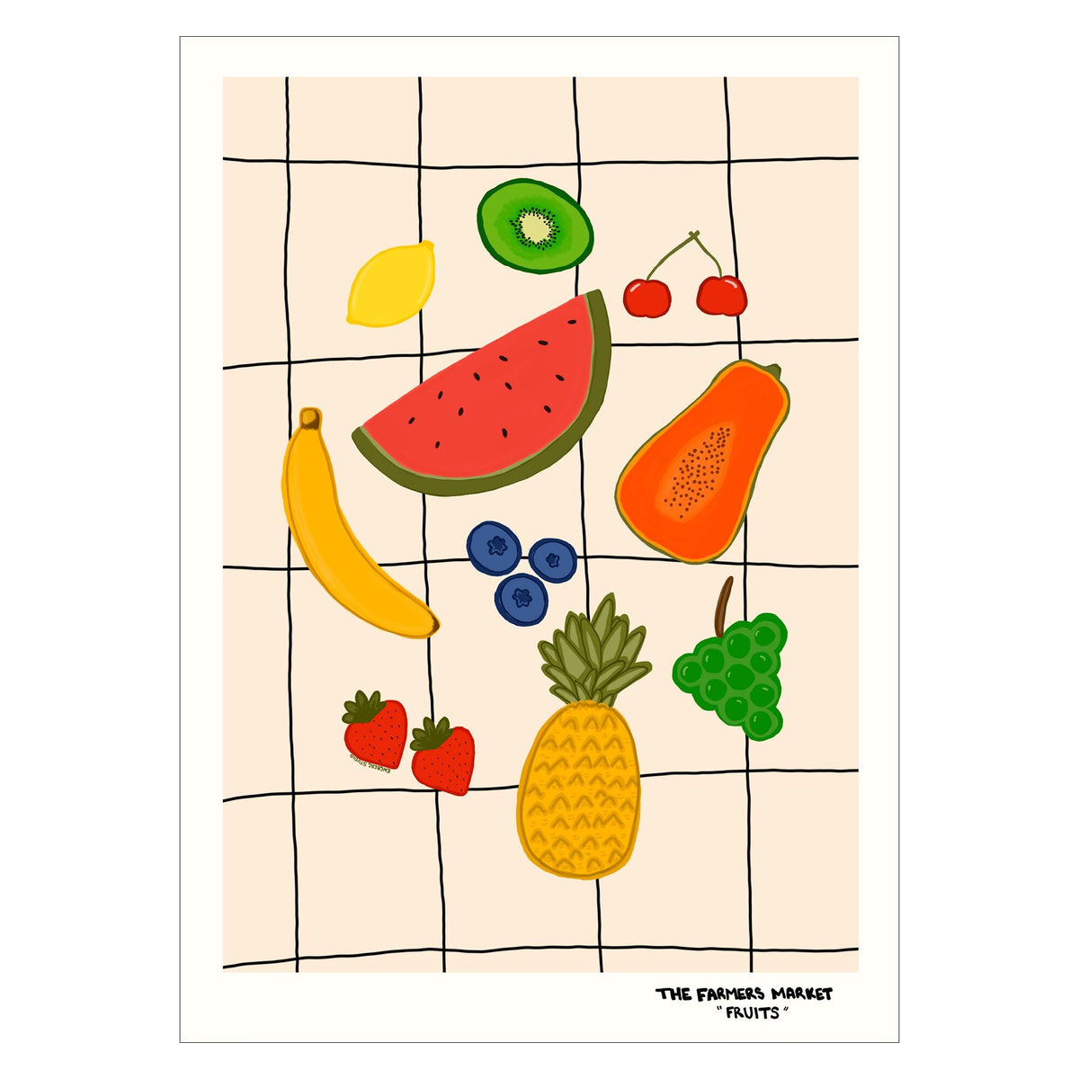 Engberg Studio - Farmers Market - Fruit