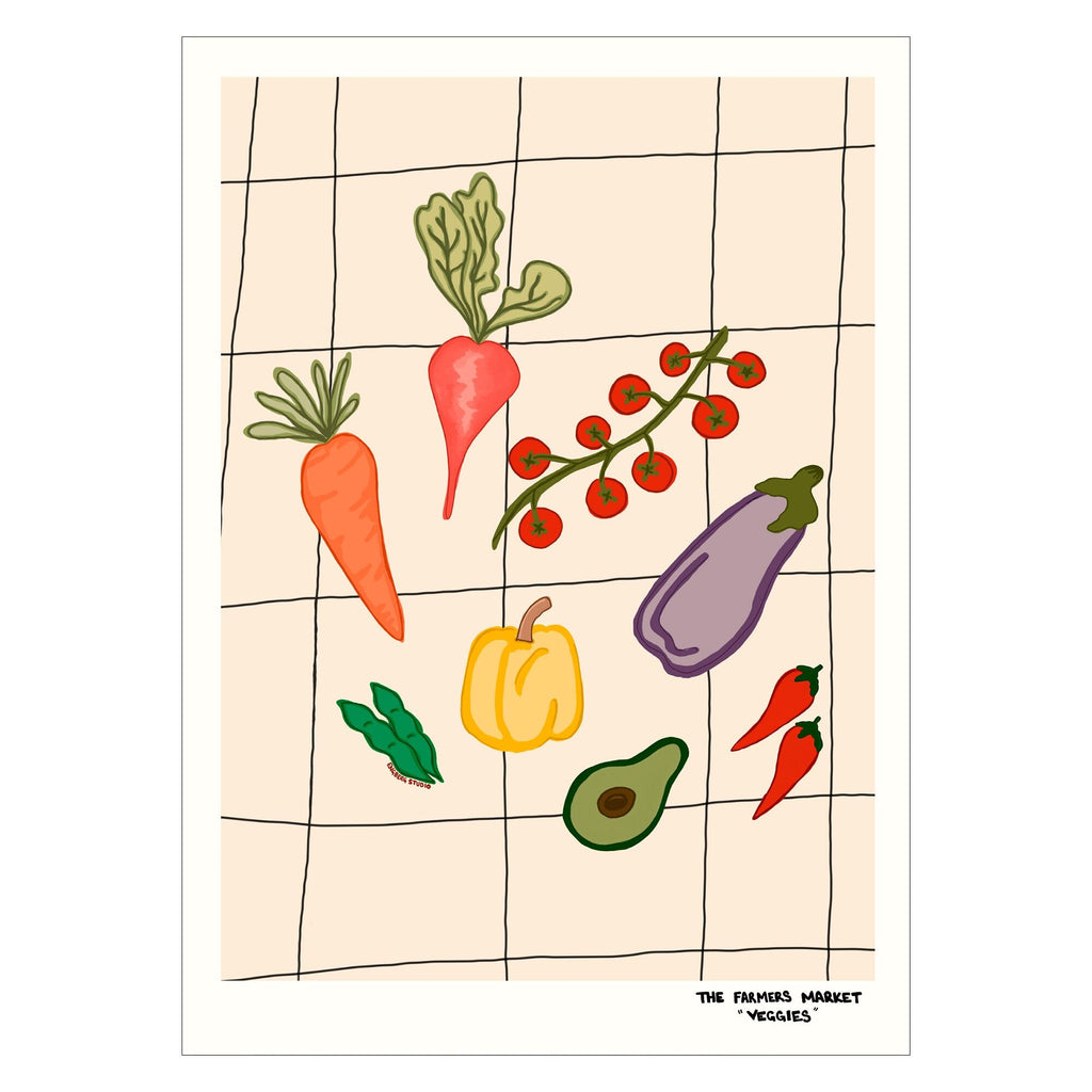Engberg Studio - Mercado de agricultores - Verduras