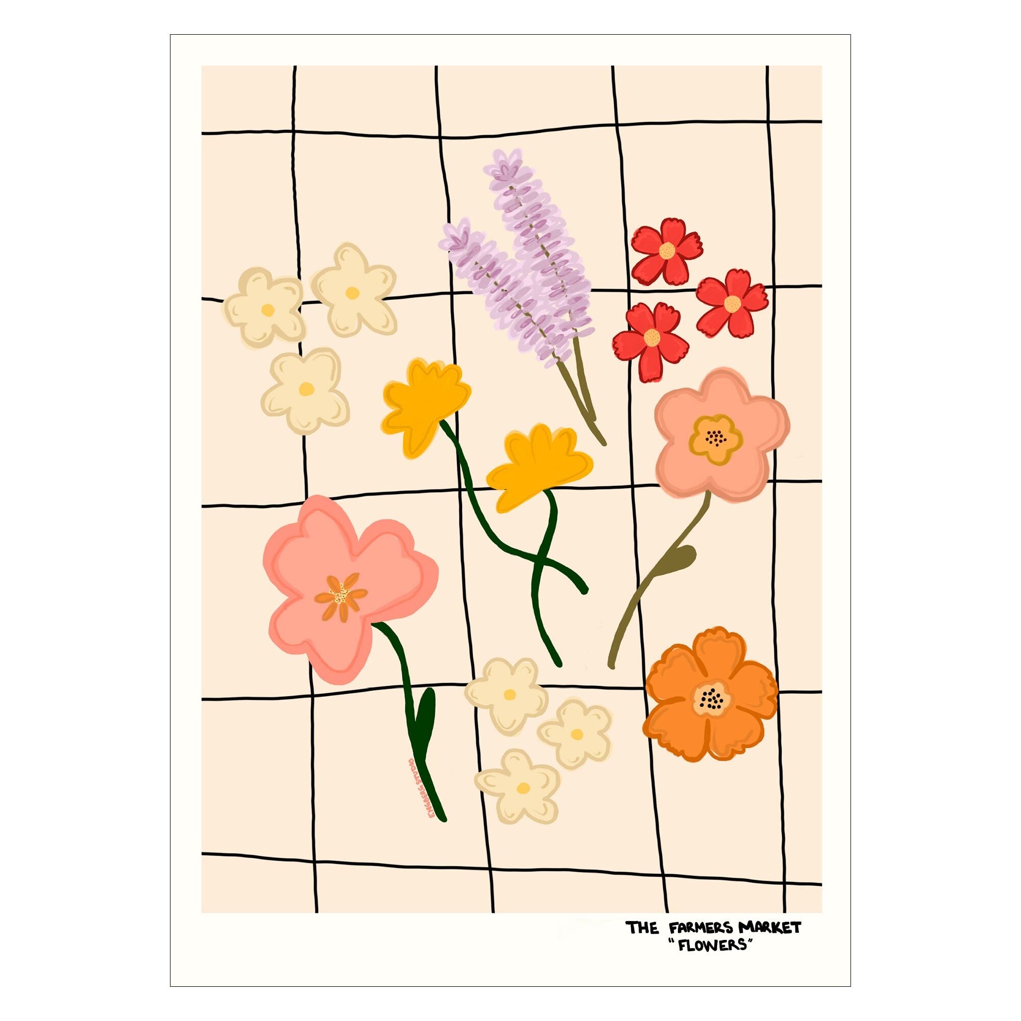 Engberg Studio - Farmers Market - Flowers