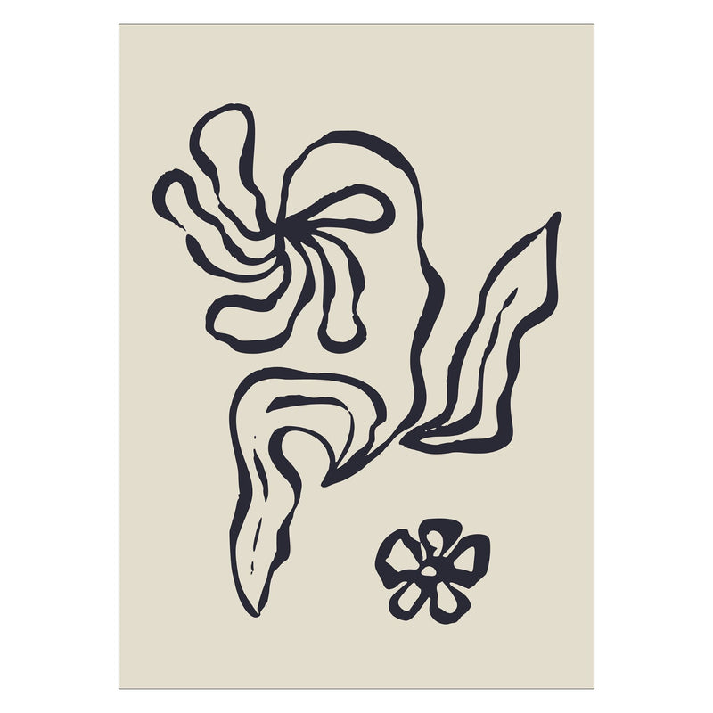 Anna Rose - Sketchy Flower Poster No.23