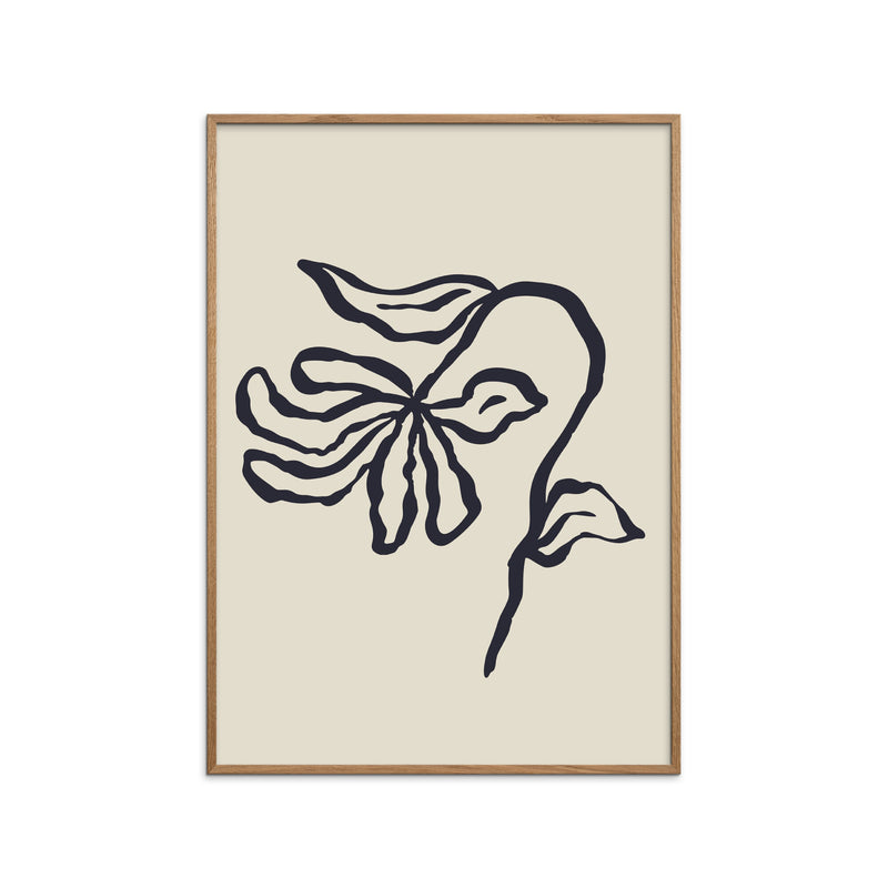 Anna Rose - Sketchy Flower Poster No.24