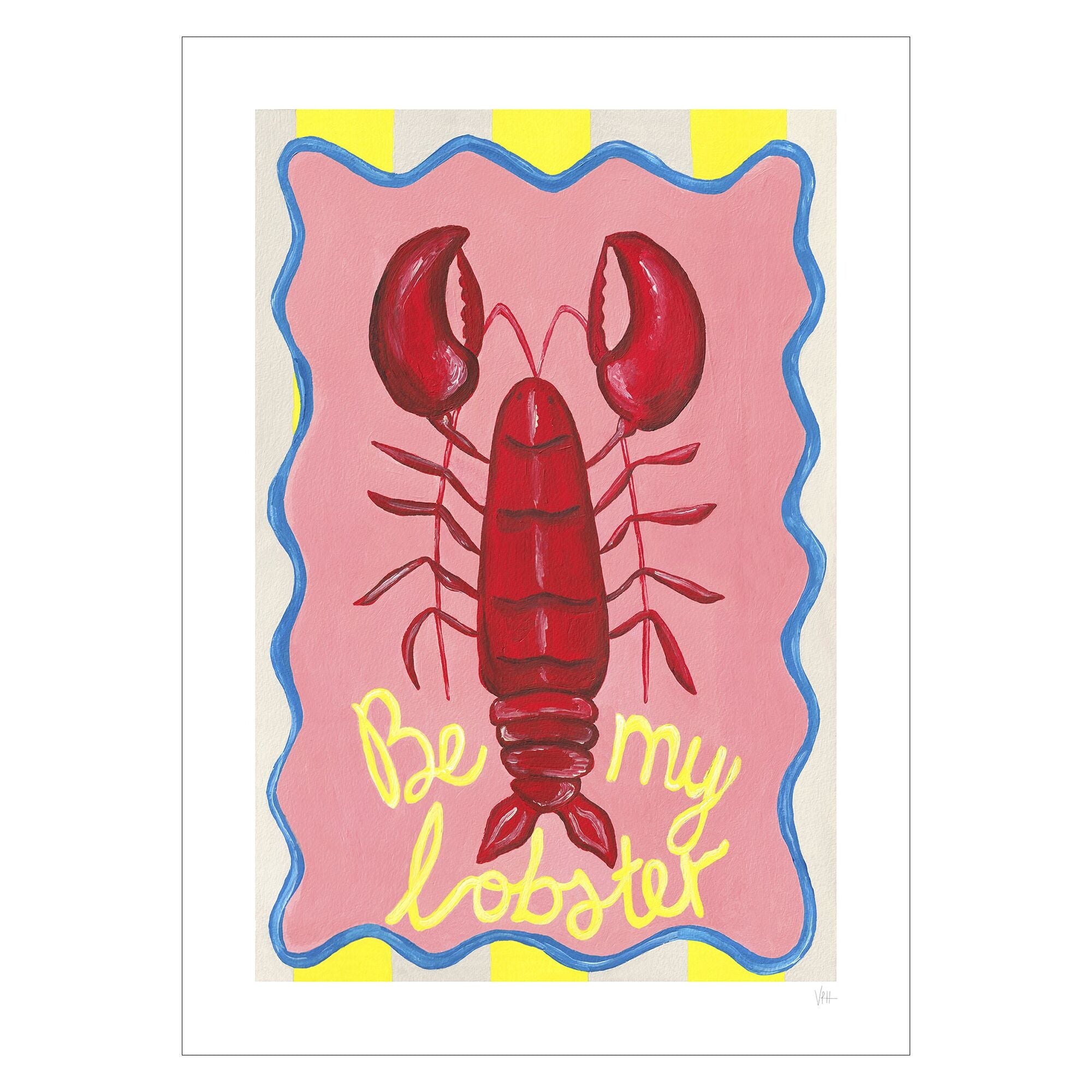 Violets Print House - Be My Lobster