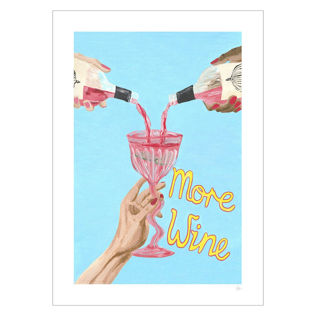 Violets Print House - Más vino