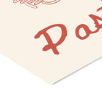 Affordable Art Prints X Ohkimiko - No Drama Only Pasta
