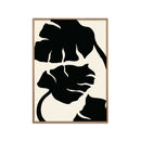 Affordable Art Prints - Monstera Black