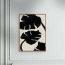 Affordable Art Prints - Monstera Black