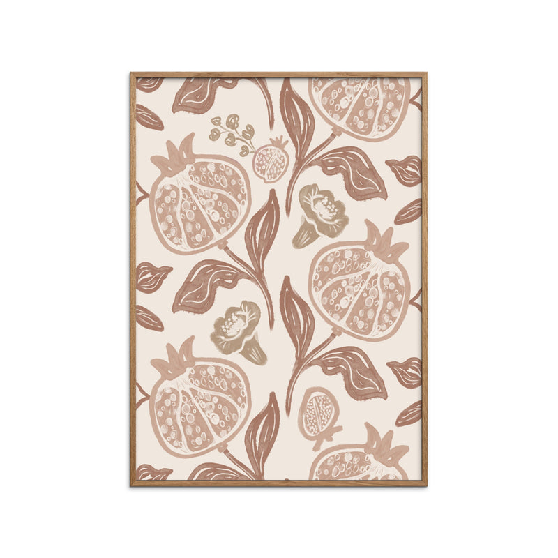 Anis Illustration - Pomegranates Pattern