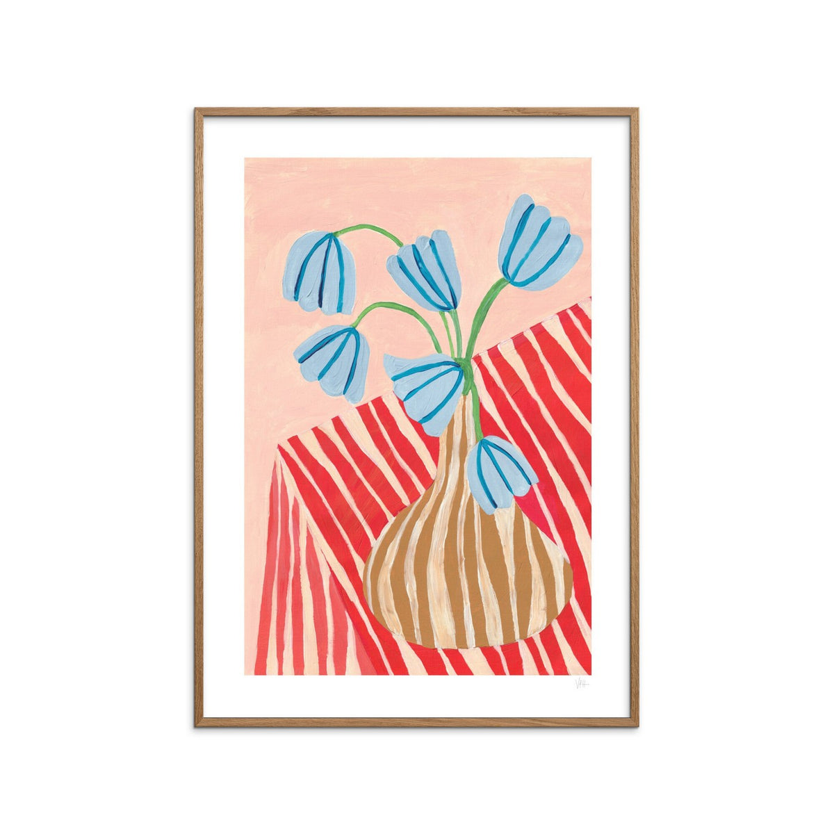 Violets Print House - Striped Tulips