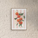 Casa Estampada Violetas - Naranjas Rayadas
