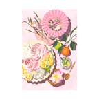 Violets Print House - Plate Of Flowers