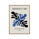 Anne-Marie Volfova - Abstract Blue Leaves