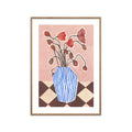 Violets Print House - Jarrón de amapolas