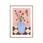 Violets Print House - Jarrón de amapolas