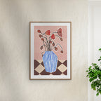 Violets Print House - Jarrón de amapolas
