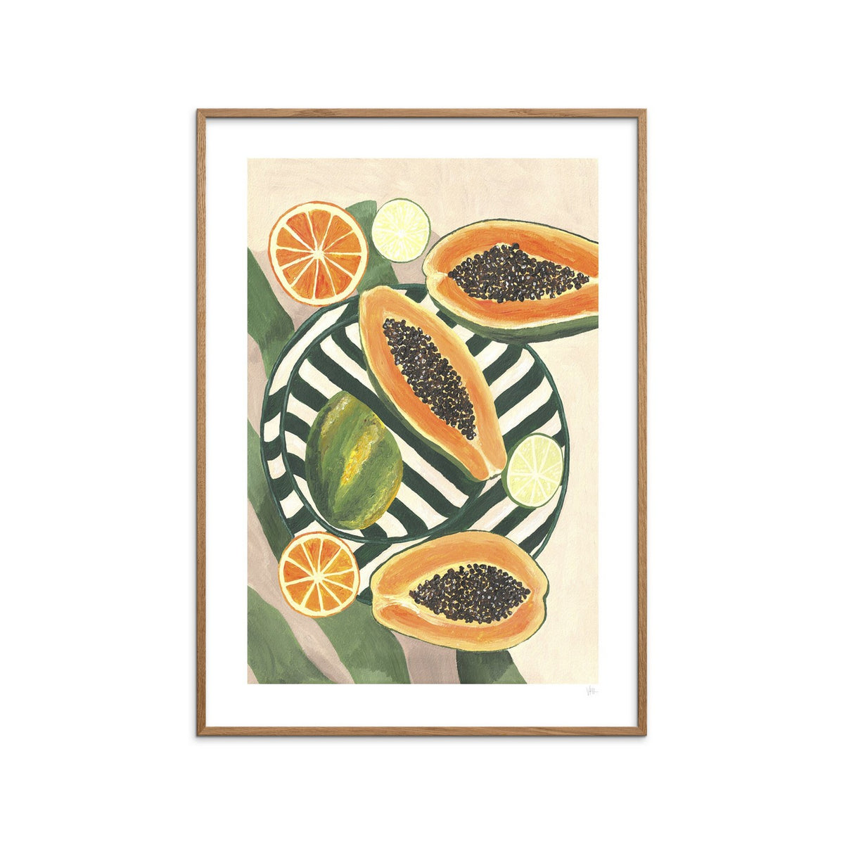 Violets Print House - Papaya y limas