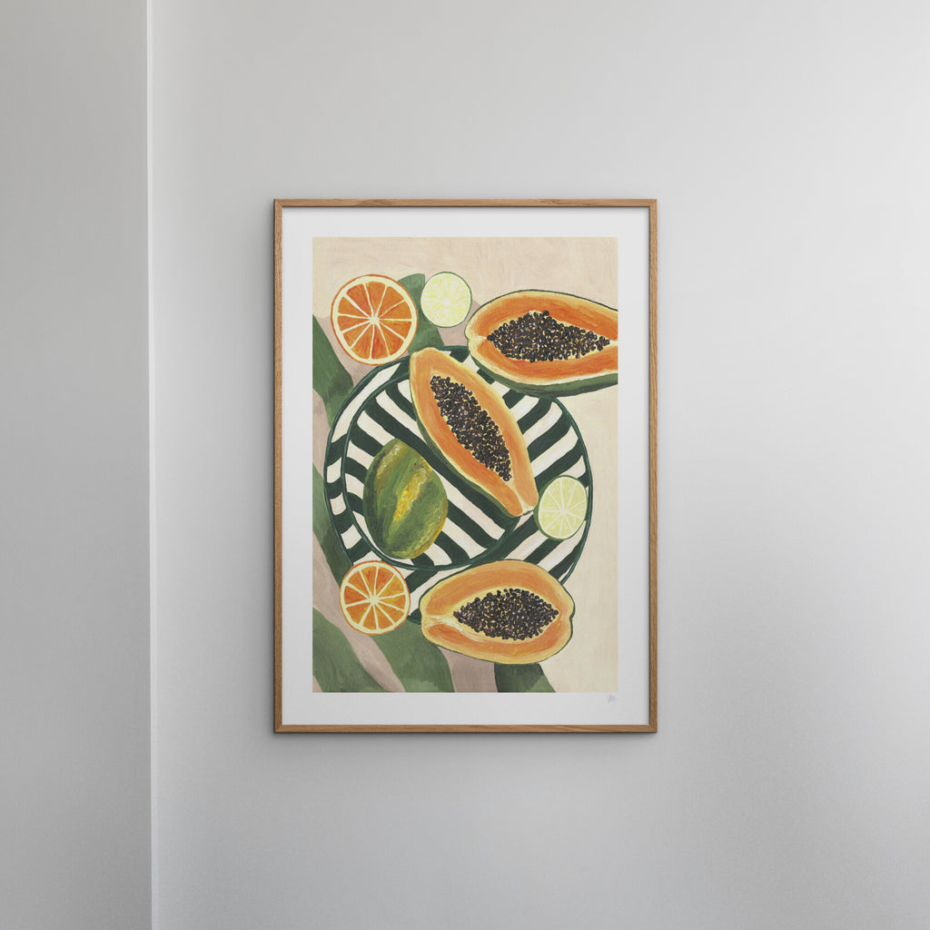 Violets Print House - Papaya y limas