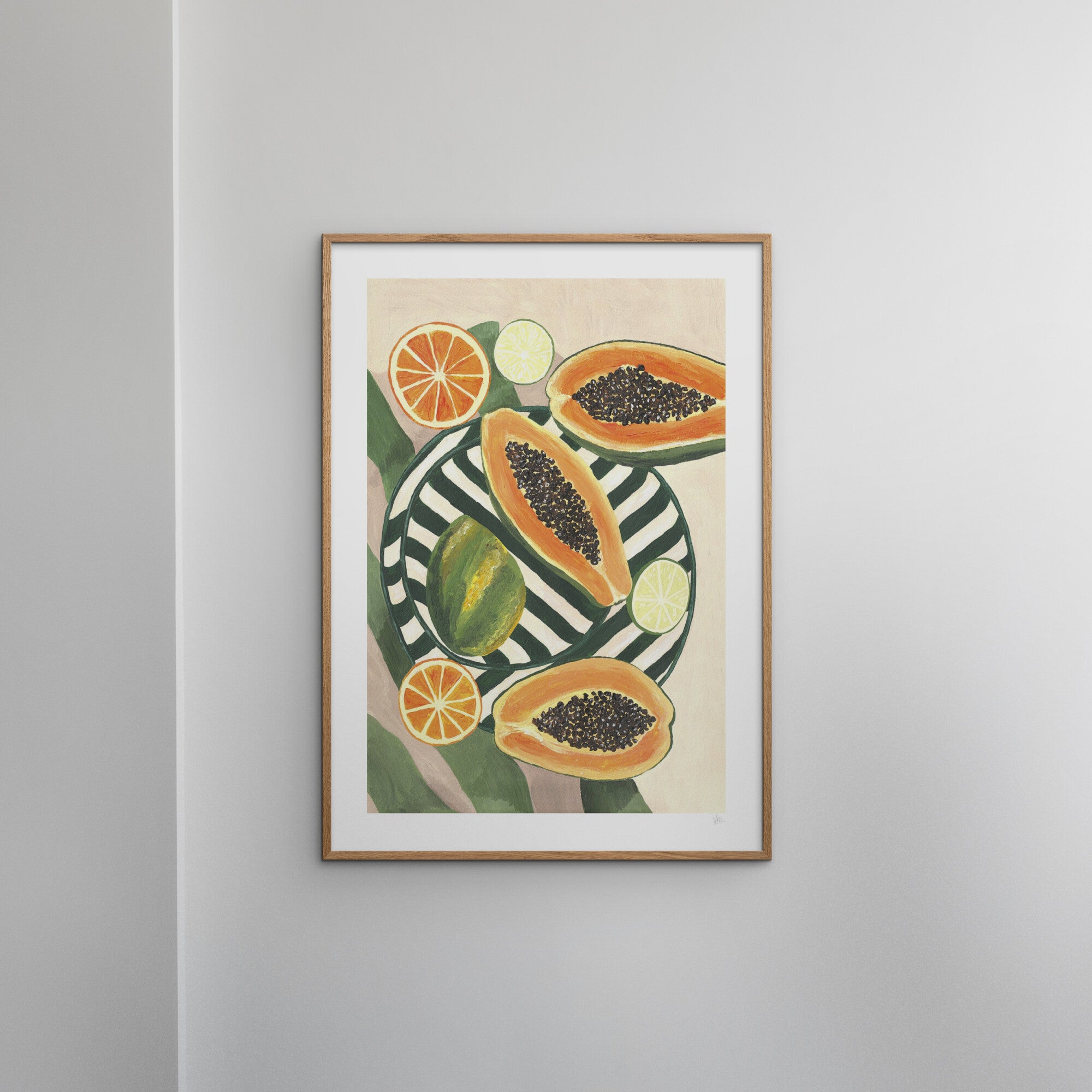 Violets Print House - Papaya y limas