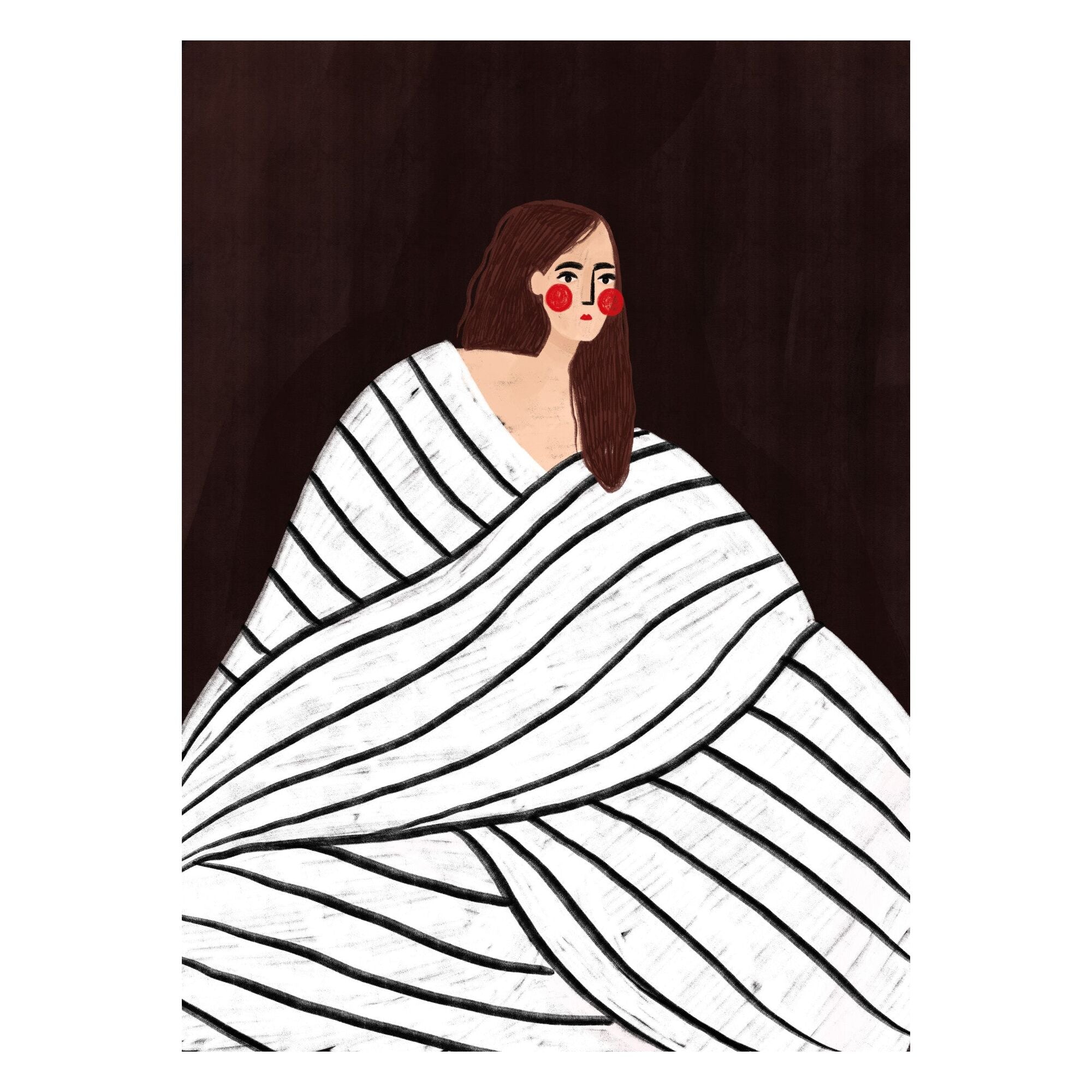 Bea Muller - La Mujer con Rayas Blancas y Negras