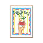 Violets Print House - Negroni Art Print
