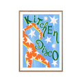 Violets Print House - Kitchen Disco Blue Music Print