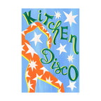 Violets Print House - Kitchen Disco Blue Music Print