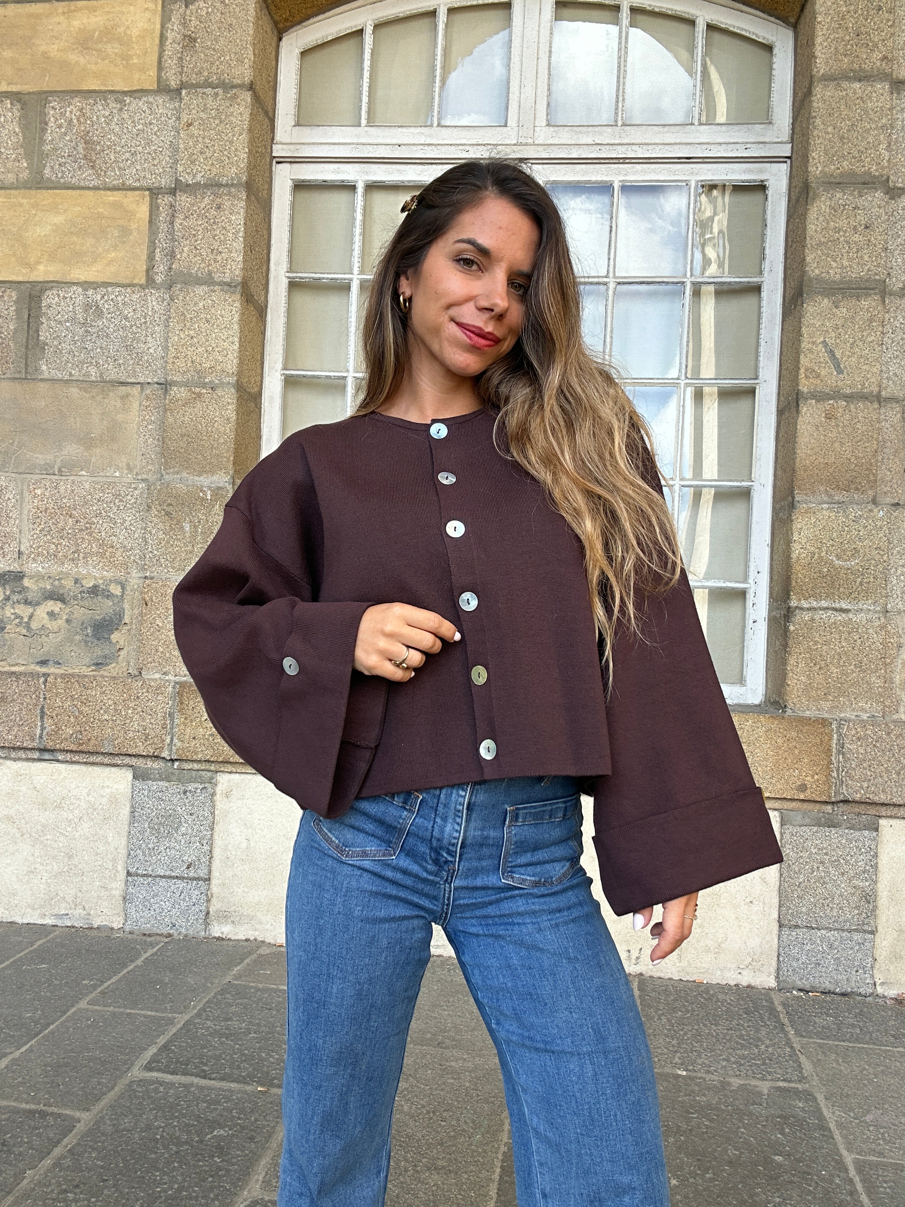Cardigan Judith chocolat