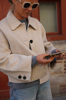 Veste Camille Laine Beige