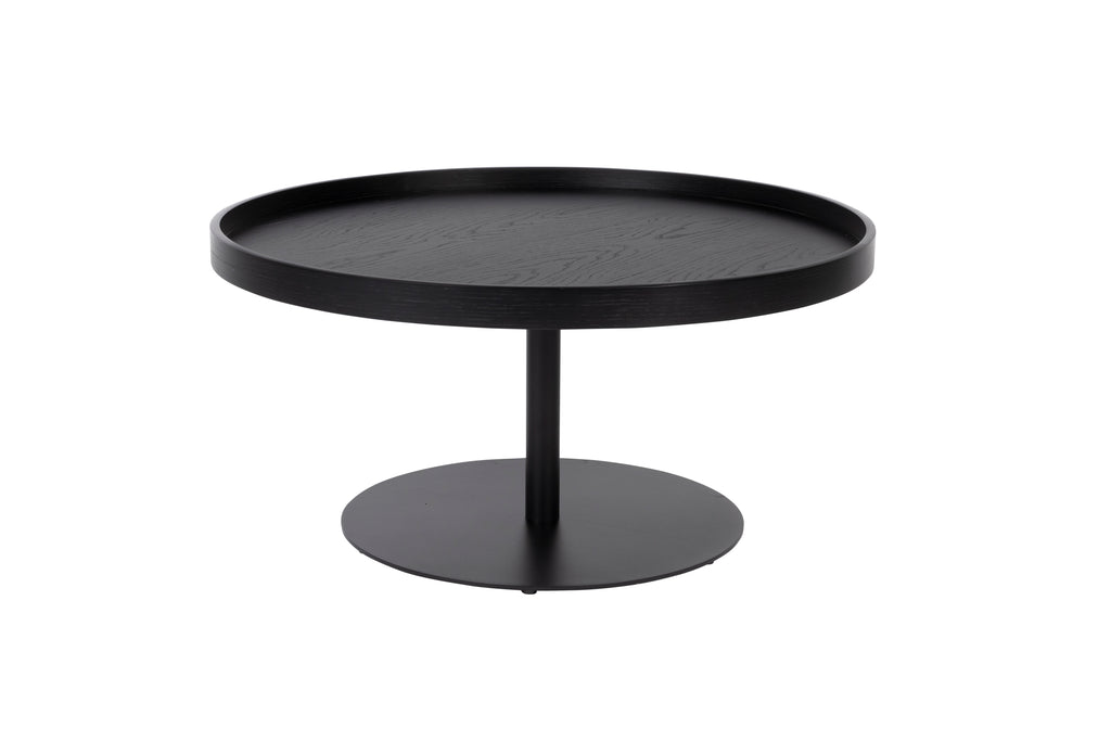 Yuri L - Side Table - Oak Veneer - Black