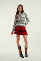 The Red Zebra Rita Mini Skirt