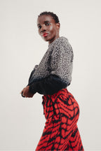 Bukser Tracy Zebra - Rouge