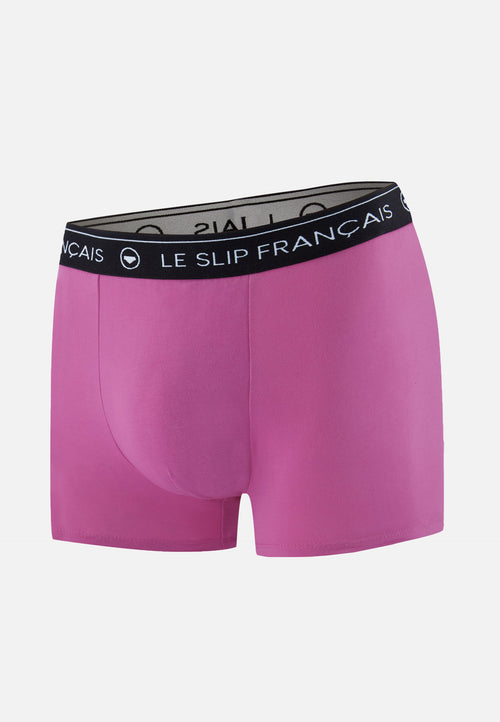 Boxer En Coton - Redoutable Fuchsia