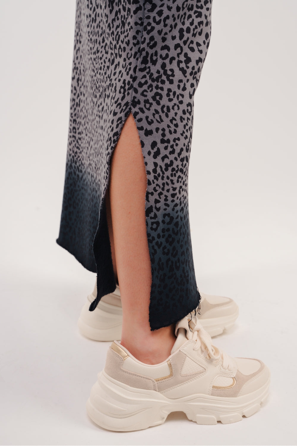 La Falda Larga Mitchell Tie And Dye Léo Negro