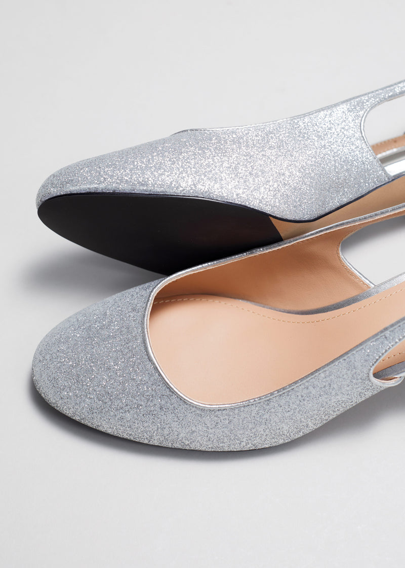 Shoes Hasel Block Heel Pump - Silver - Women