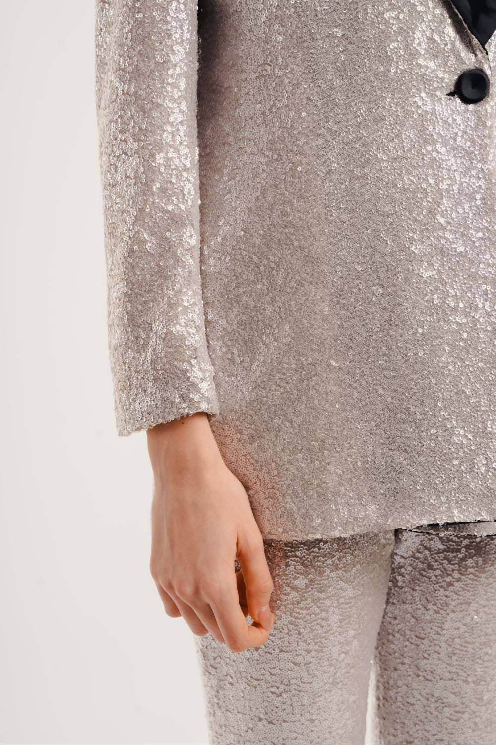 El blazer de lentejuelas Grey Blondie