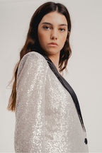 El blazer de lentejuelas Grey Blondie